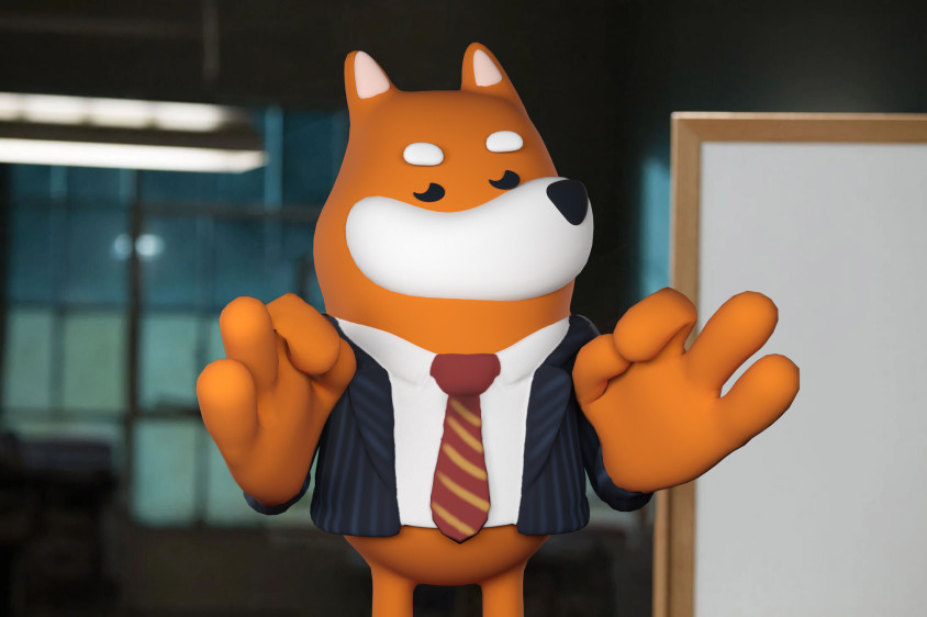 Bonk in suit